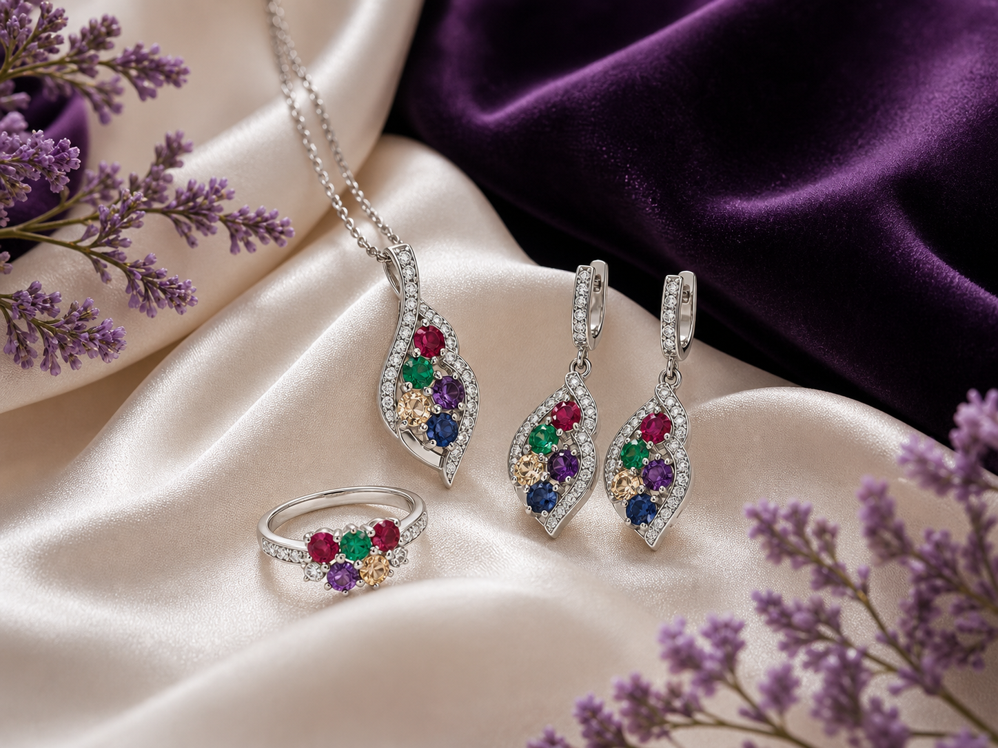 Multicoloured Gemstones